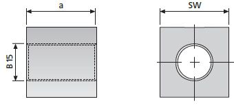 Square nut