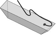 FC-triangle concave bar bevelled with steel clip
