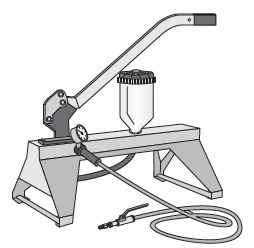 Comfort hand lever press