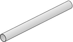 Round tube plastic