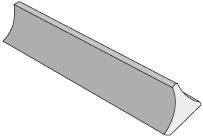 FC-triangle bar concave