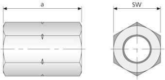 Hexagon nut 