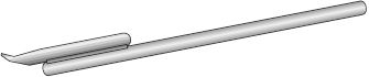 Reverse bending tube with claw