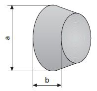 Exposed concrete plug for MKK<sup>®</sup> and cone EX-WU 