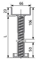 RÜBO<sup>®</sup> vibrating screed holder