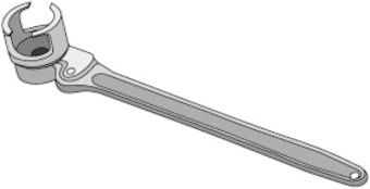 Wing nut wrench