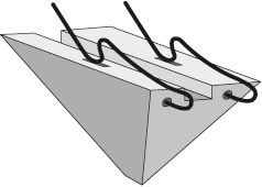 FC-pyramid with 2 steel clips