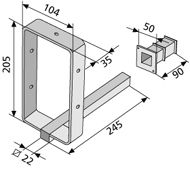 CLIP Scaffold plank holder