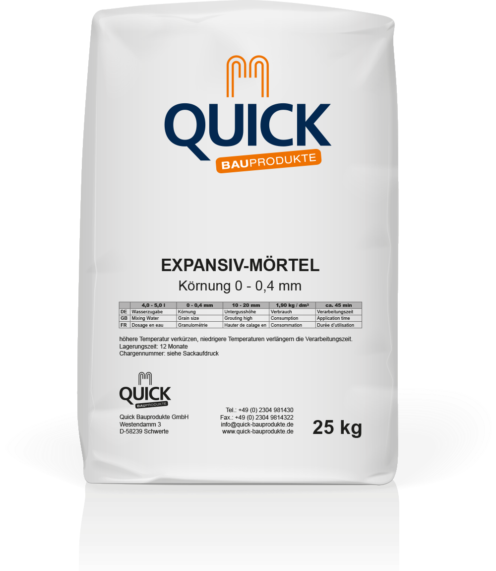 Expansive mortar