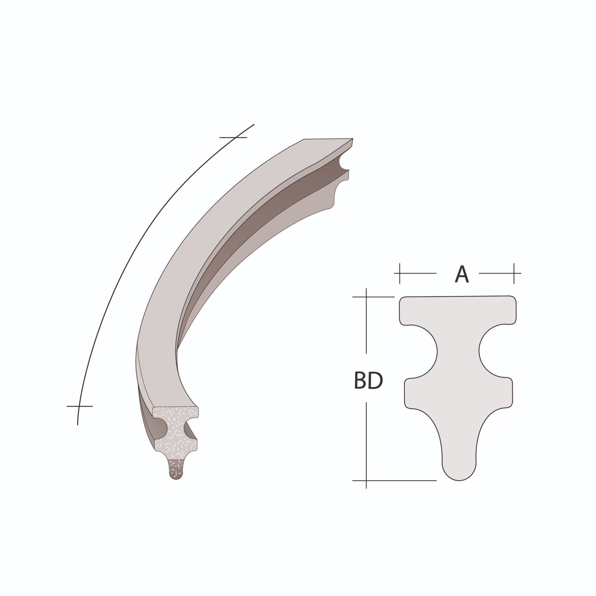 Boomerang L=25 without knobs